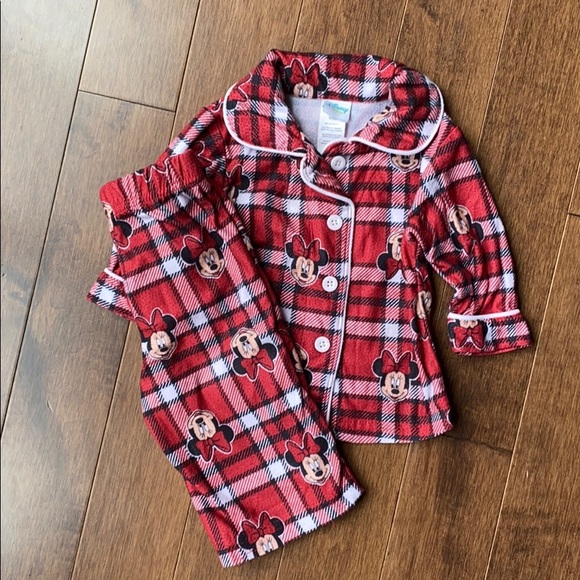 Sold -Matching Minnie Mouse pjs - Picture 1 of 1